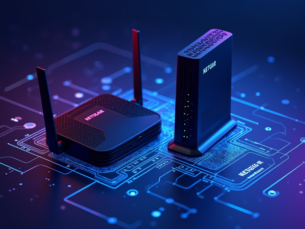 a modem and router in tandem